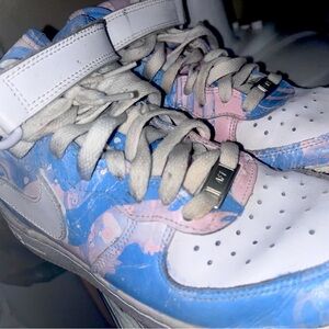 Customized Nike Air Force One Hightops